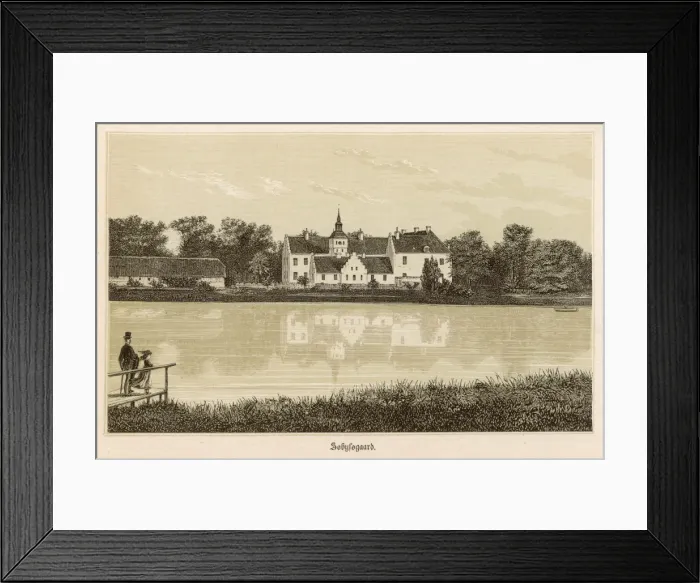 Framed Print : Denmark / Sobysogaard 1873 Framed Print : Denmark / Sobysogaard 1873
