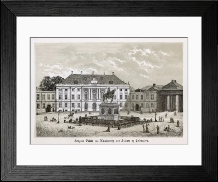 Framed Print : Copenhagen / Amalienborg Framed Print : Copenhagen / Amalienborg
