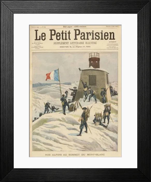Framed Print : France / Alps / Mont Blanc Framed Print : France / Alps / Mont Blanc