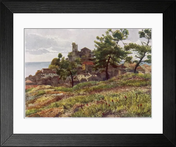 Framed Print : Cannes / Old Town 1907 Framed Print : Cannes / Old Town 1907