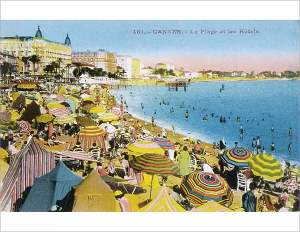 Cannes  /  Beach 1936