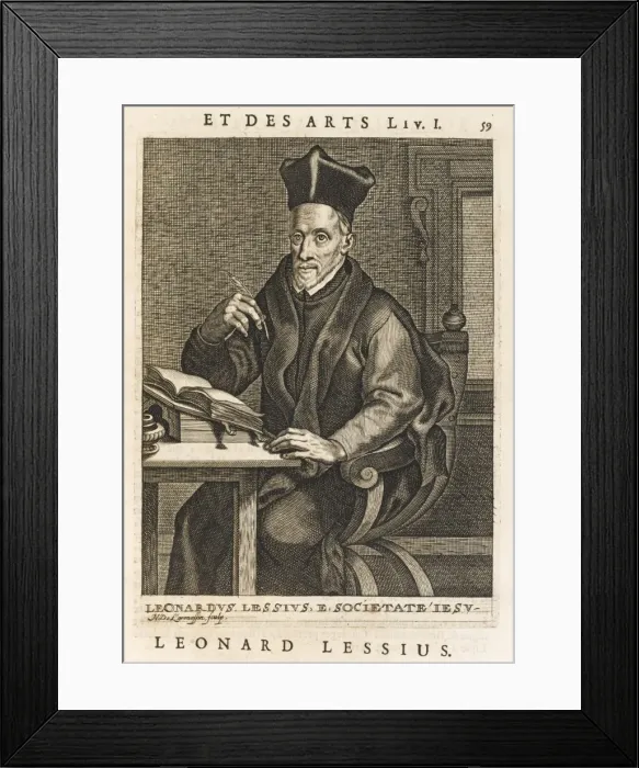 Framed Print : 17th Cent Scholar Writes Framed Print : 17th Cent Scholar Writes