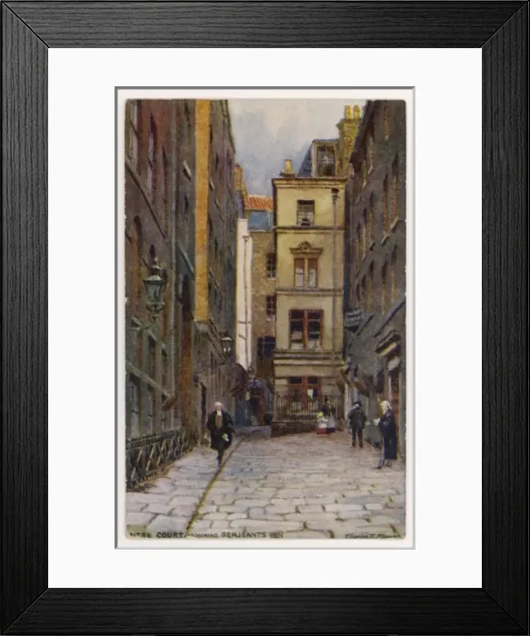 Framed Print : Serjeants Inn, London Framed Print : Serjeants Inn, London