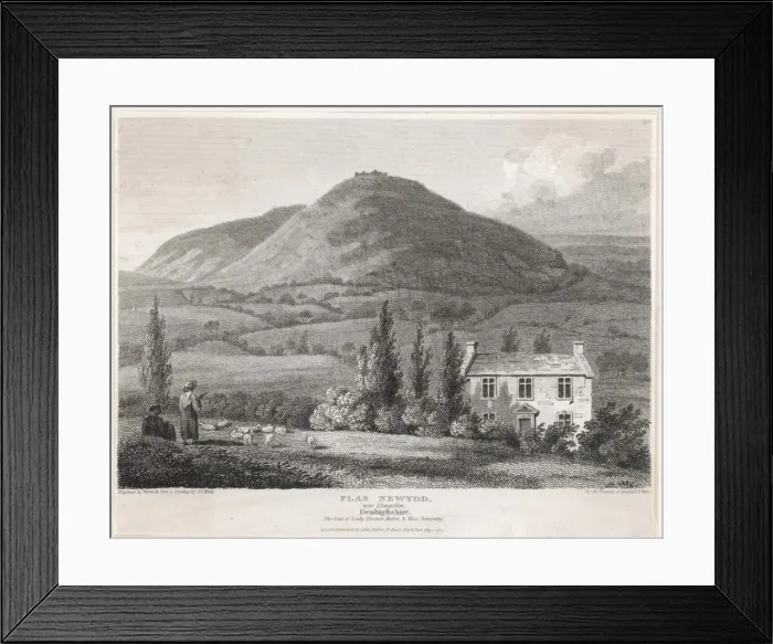 Framed Print : Wales / Plas Newydd / 1813 Framed Print : Wales / Plas Newydd / 1813