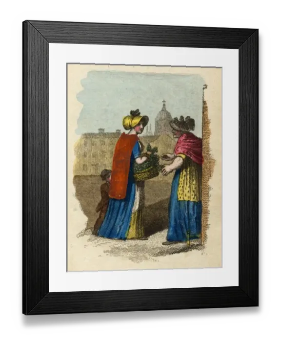 Framed Print : Watercress Seller Framed Print : Watercress Seller
