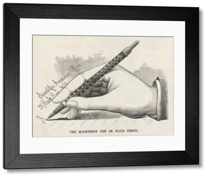 Framed Print : Mackinnon Fountain Pen Framed Print : Mackinnon Fountain Pen