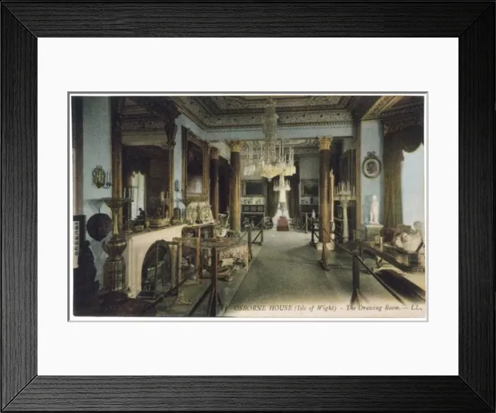 Framed Print : Royal Home / Osborne C1900 Framed Print : Royal Home / Osborne C1900