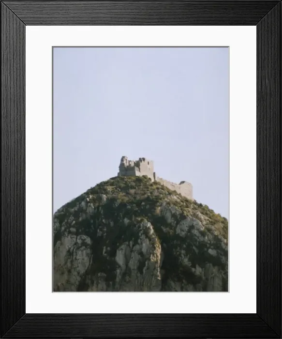 Framed Print : Cathar Castle / Montsegur Framed Print : Cathar Castle / Montsegur