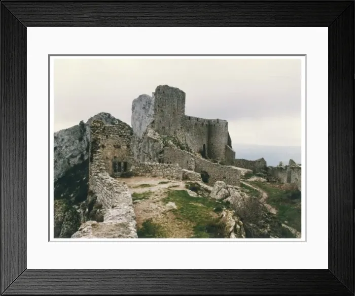 Framed Print : Cathar Castle / Peyrepertu Framed Print : Cathar Castle / Peyrepertu