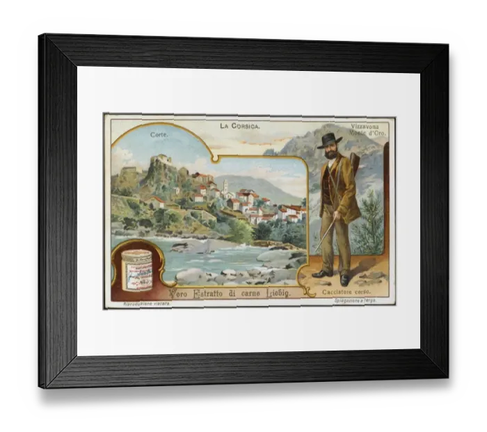 Framed Print : Corsica / Vizzavona / Liebig Framed Print : Corsica / Vizzavona / Liebig