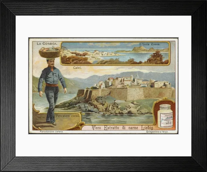 Framed Print : Corsica / Ile Rousse / Liebi Framed Print : Corsica / Ile Rousse / Liebi