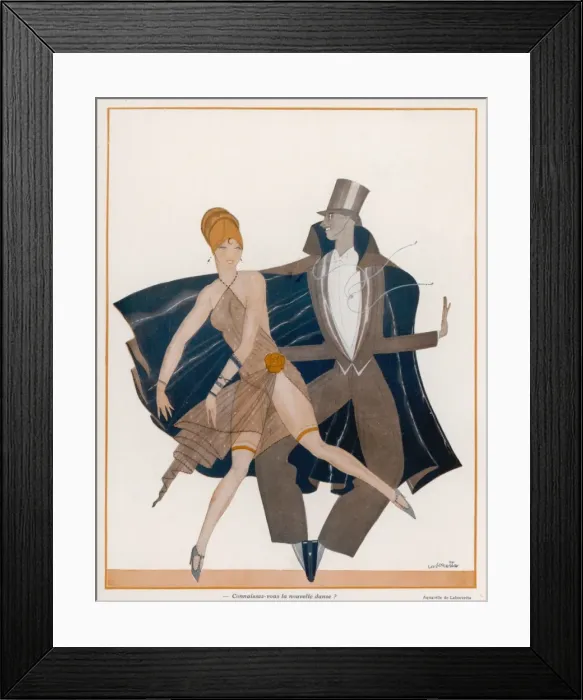 Framed Print : Couple Dancing 1928 Framed Print : Couple Dancing 1928