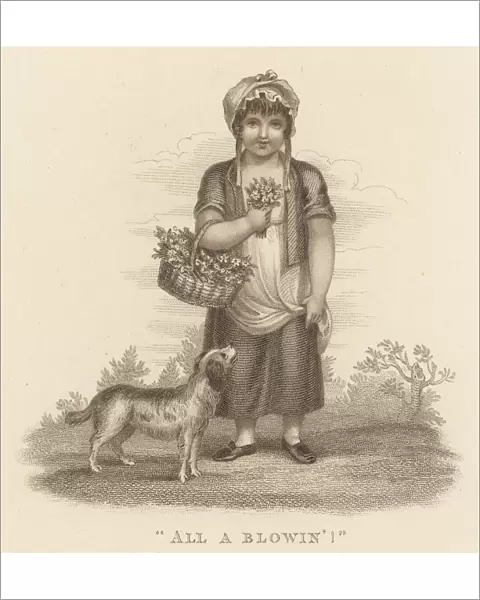 Girl Sells Flowers 1812
