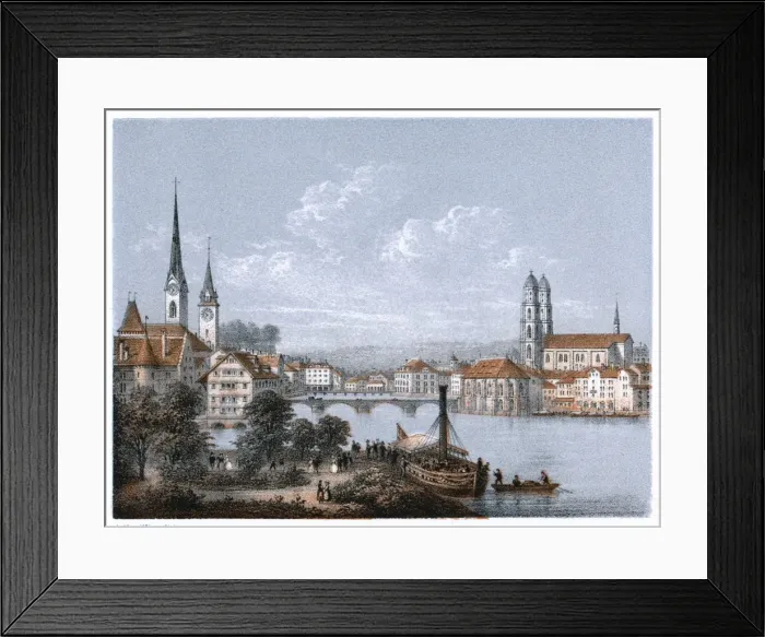 Framed Print : Zurich / Switzerland 33 / 60 Framed Print : Zurich / Switzerland 33 / 60