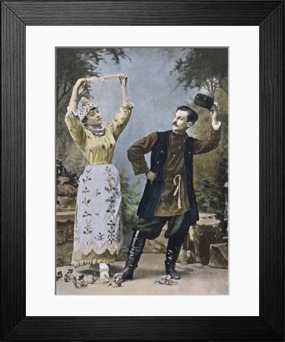 Framed Print : Russian Flower Dance Framed Print : Russian Flower Dance