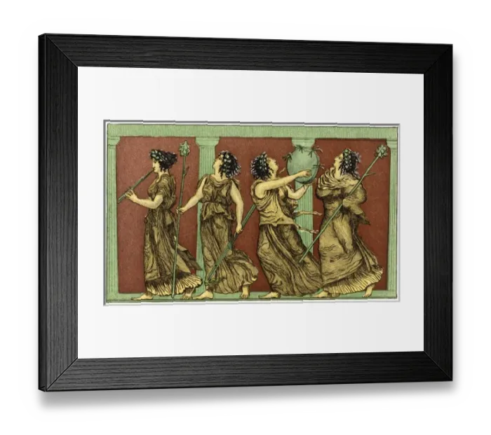Framed Print : 4 Female Greek Dancers Framed Print : 4 Female Greek Dancers