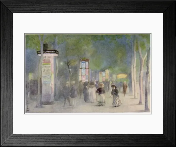 Framed Print : Paris / Grands Boulevards Framed Print : Paris / Grands Boulevards