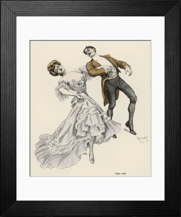 Framed Print : Cake Walk, Reznicek Framed Print : Cake Walk, Reznicek