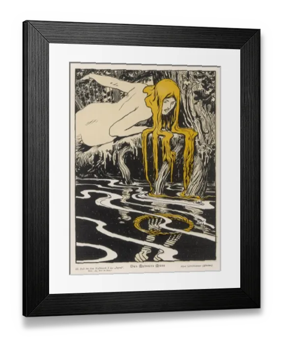 Framed Print : Rhinemaiden Framed Print : Rhinemaiden