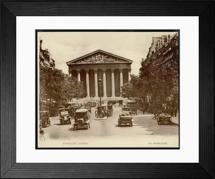 Framed Print : Paris / La Madeleine C1908 Framed Print : Paris / La Madeleine C1908