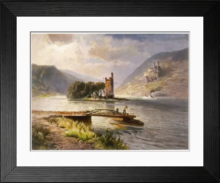 Framed Print : Rhine Myth / Mauseturm Framed Print : Rhine Myth / Mauseturm