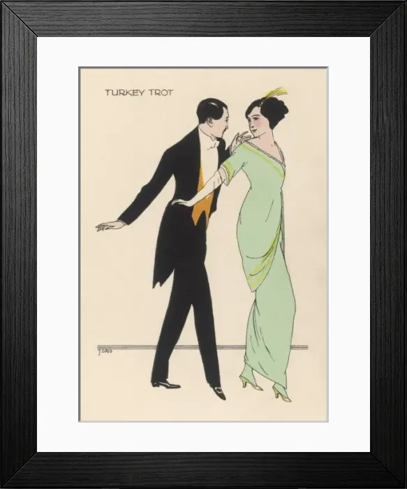 Framed Print : The Turkey Trot Framed Print : The Turkey Trot