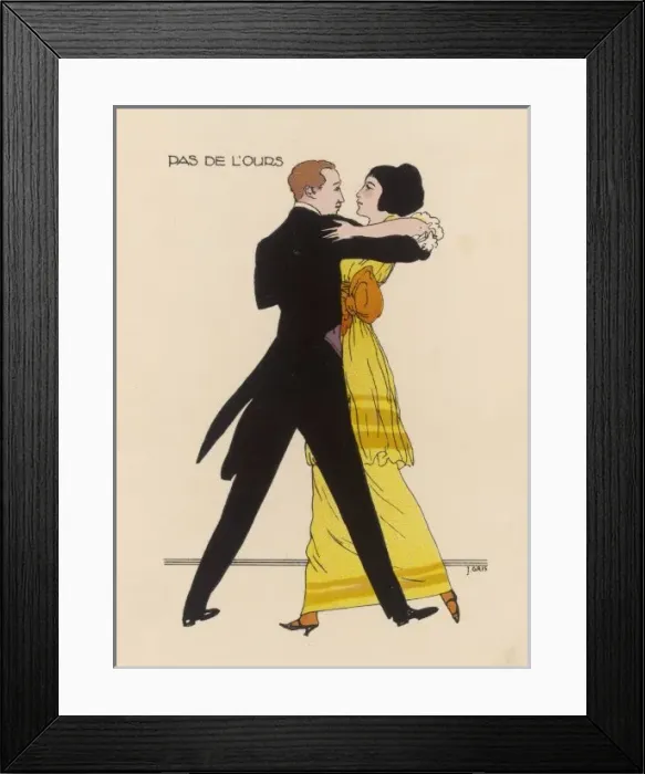 Framed Print : Pas De L ours Dance Framed Print : Pas De L ours Dance