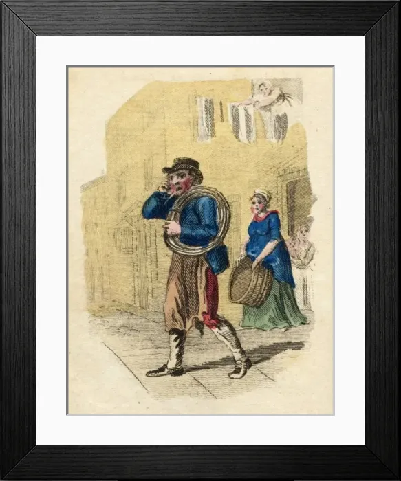 Framed Print : London Street Cooper Framed Print : London Street Cooper