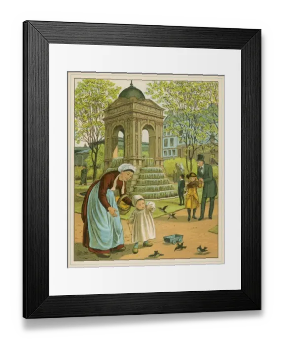 Framed Print : Paris / Fountain Innocents Framed Print : Paris / Fountain Innocents