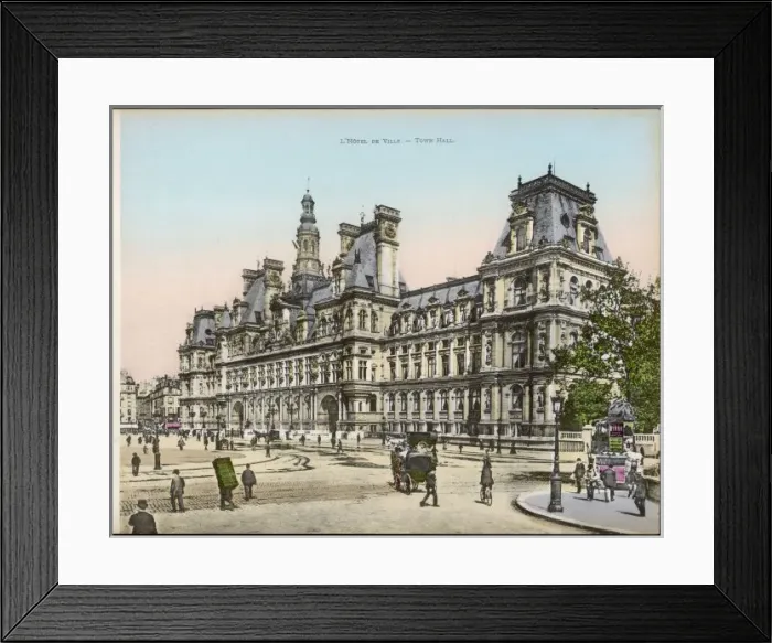 Framed Print : Paris / Hotel De Ville Framed Print : Paris / Hotel De Ville