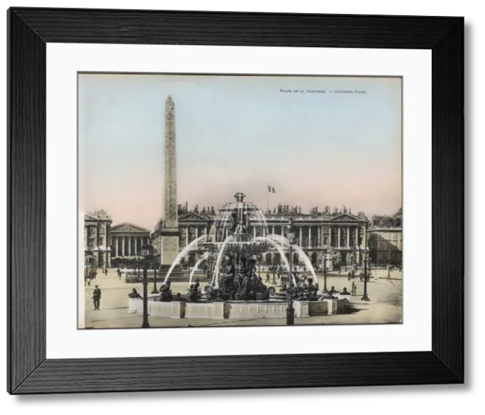 Framed Print : Paris  /  Place Concorde
