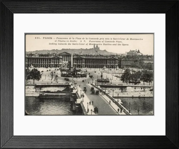Framed Print : Paris / Place Concorde Framed Print : Paris / Place Concorde