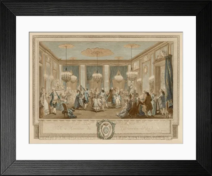 Framed Print : Bal Pare, C18 France Framed Print : Bal Pare, C18 France