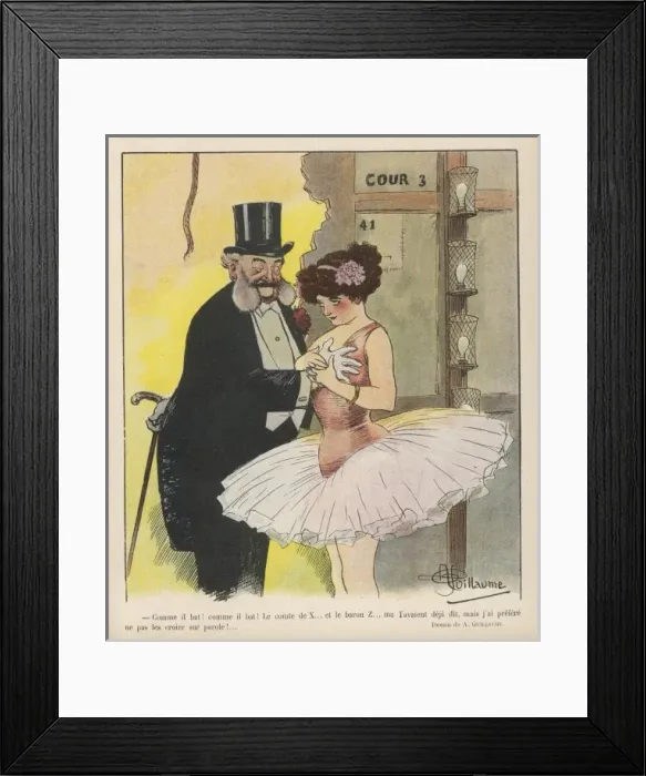 Framed Print : Dancer and an Admirer Framed Print : Dancer and an Admirer