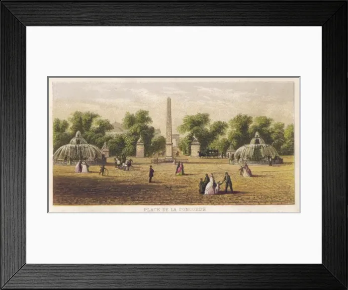 Framed Print : Paris / Place Concorde Framed Print : Paris / Place Concorde
