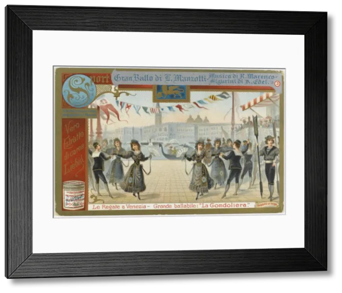 Framed Print : LA GONDOLIERA VENICE Framed Print : LA GONDOLIERA VENICE