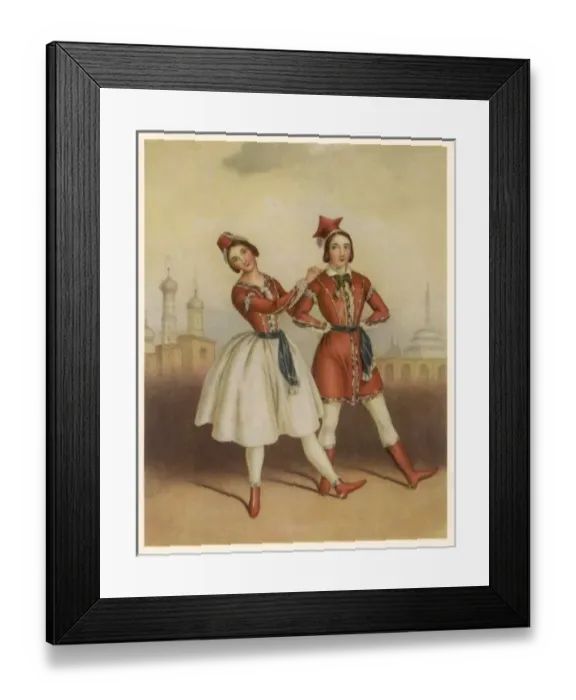 Framed Print : Polka, Grisi & Perrot Framed Print : Polka, Grisi & Perrot