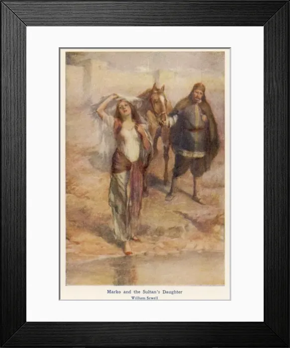 Framed Print : Marko / Sultans Daughter Framed Print : Marko / Sultans Daughter