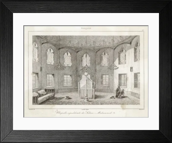 Framed Print : Sepulchre of Mohammed II Framed Print : Sepulchre of Mohammed II