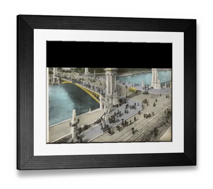 Framed Print : Paris  /  Bridge  /  Alexandre