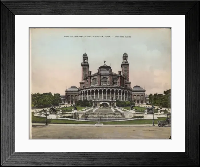 Framed Print : Paris / Trocadero C1905 Framed Print : Paris / Trocadero C1905