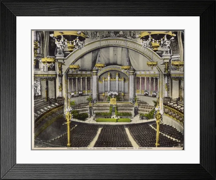 Framed Print : Paris / Trocadero Interior Framed Print : Paris / Trocadero Interior