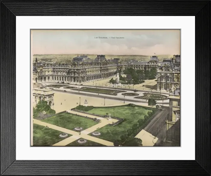 Framed Print : Paris / Tuileries C1905 Framed Print : Paris / Tuileries C1905