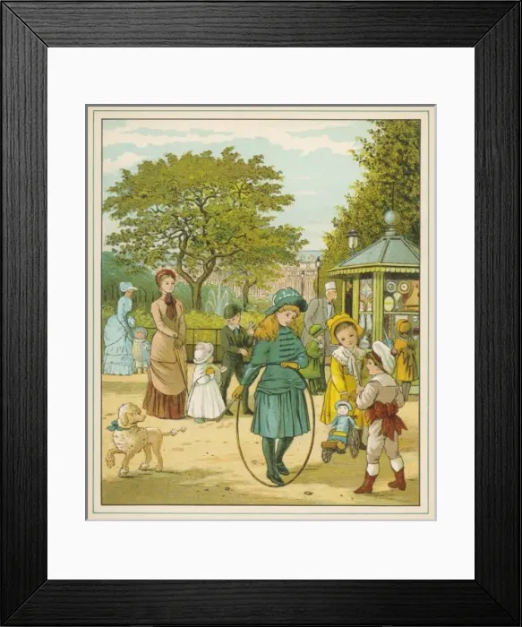 Framed Print : Paris / Tuileries 1882 Framed Print : Paris / Tuileries 1882