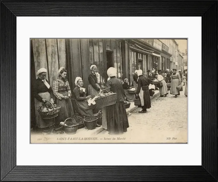 Framed Print : French Street Market Framed Print : French Street Market