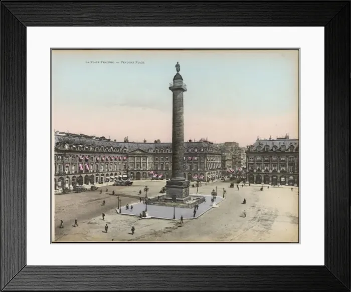 Framed Print : Paris / Place Vendome 1905 Framed Print : Paris / Place Vendome 1905