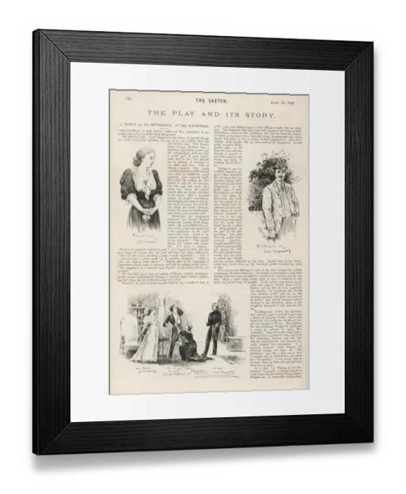 Framed Print : Play / Wilde / Importance Framed Print : Play / Wilde / Importance