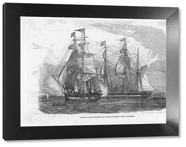 Hudson Ships Sail 1845