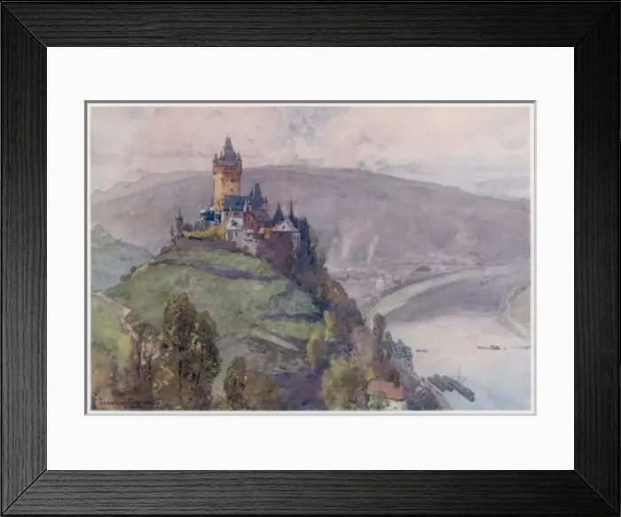Framed Print : Germany / Cochem 1912 Framed Print : Germany / Cochem 1912