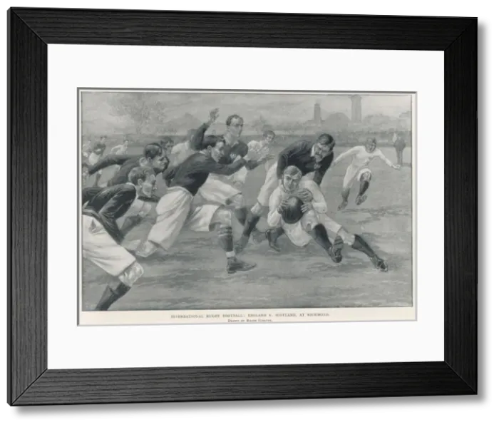 Framed Print : England Vs Scotland 1903 Framed Print : England Vs Scotland 1903